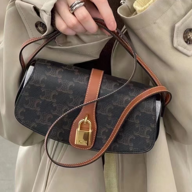 #CELINE 鎖頭肩背包 Lisa同款 ❤️-0