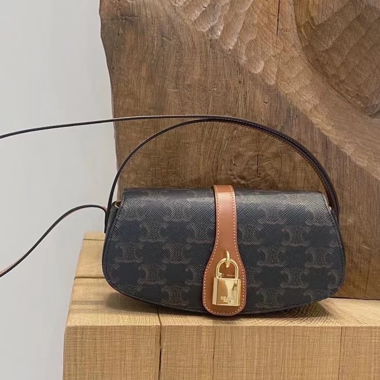 #CELINE 鎖頭肩背包 Lisa同款 ❤️-9