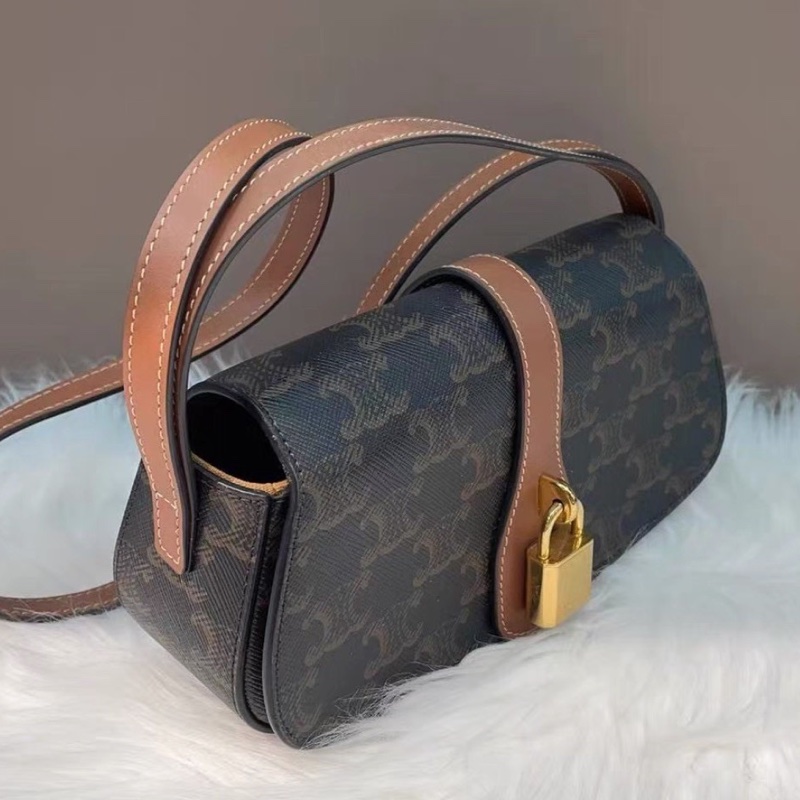 #CELINE 鎖頭肩背包 Lisa同款 ❤️-12