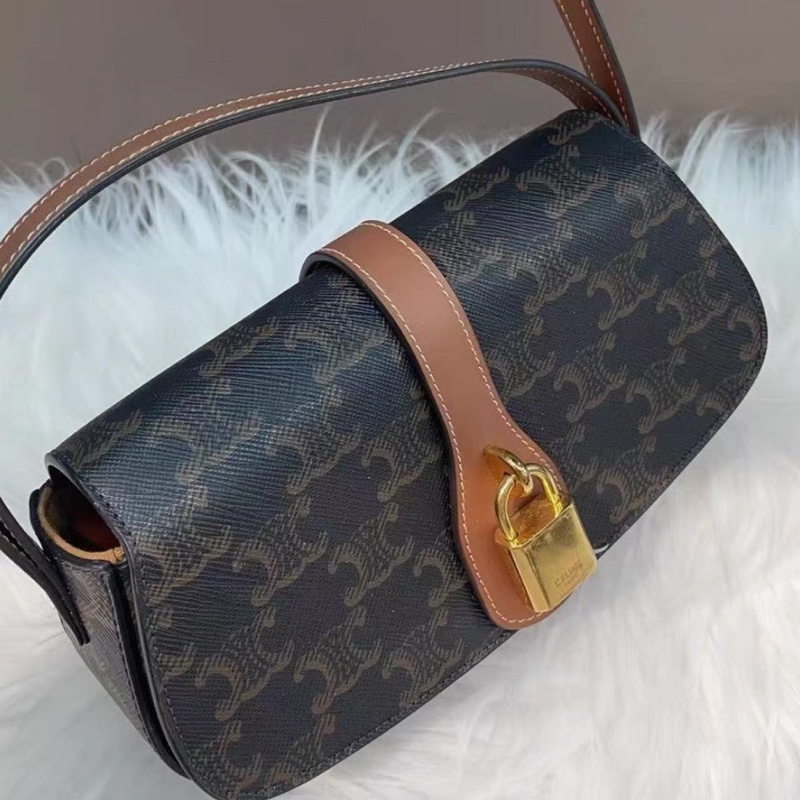 #CELINE 鎖頭肩背包 Lisa同款 ❤️-14