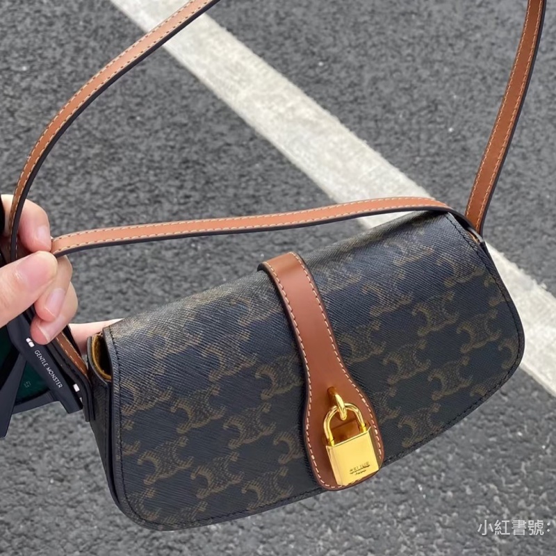 #CELINE 鎖頭肩背包 Lisa同款 ❤️-17