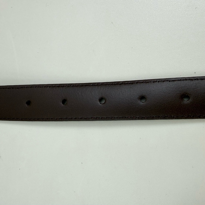 LOUIS VUITTON/路易威登 格子腰帶 金扣 尺寸:2.5*106cm-7