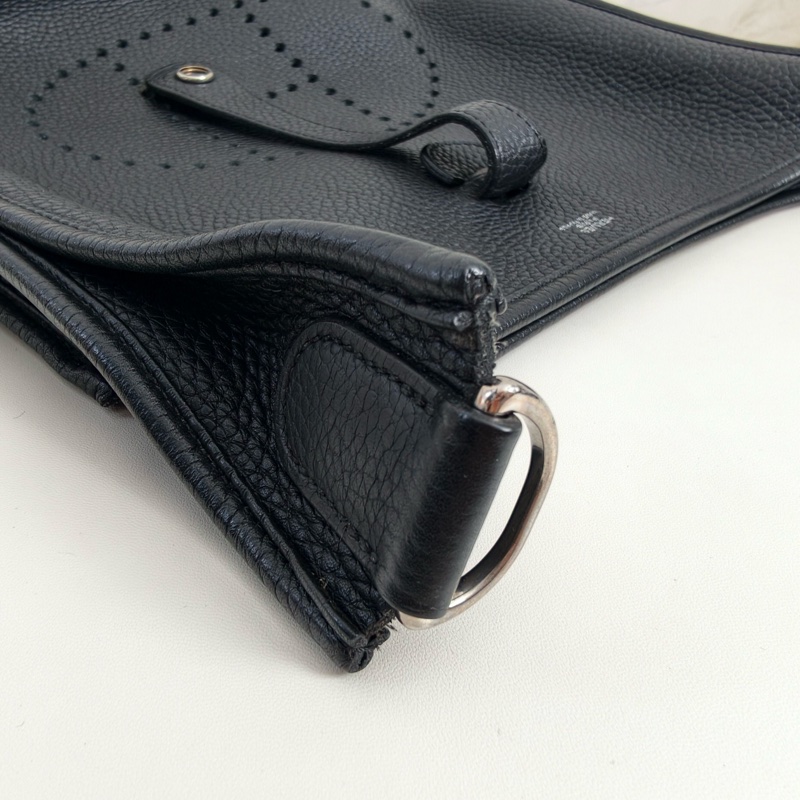 Hermes 愛馬仕Evelyne 伊芙琳黑銀29-11