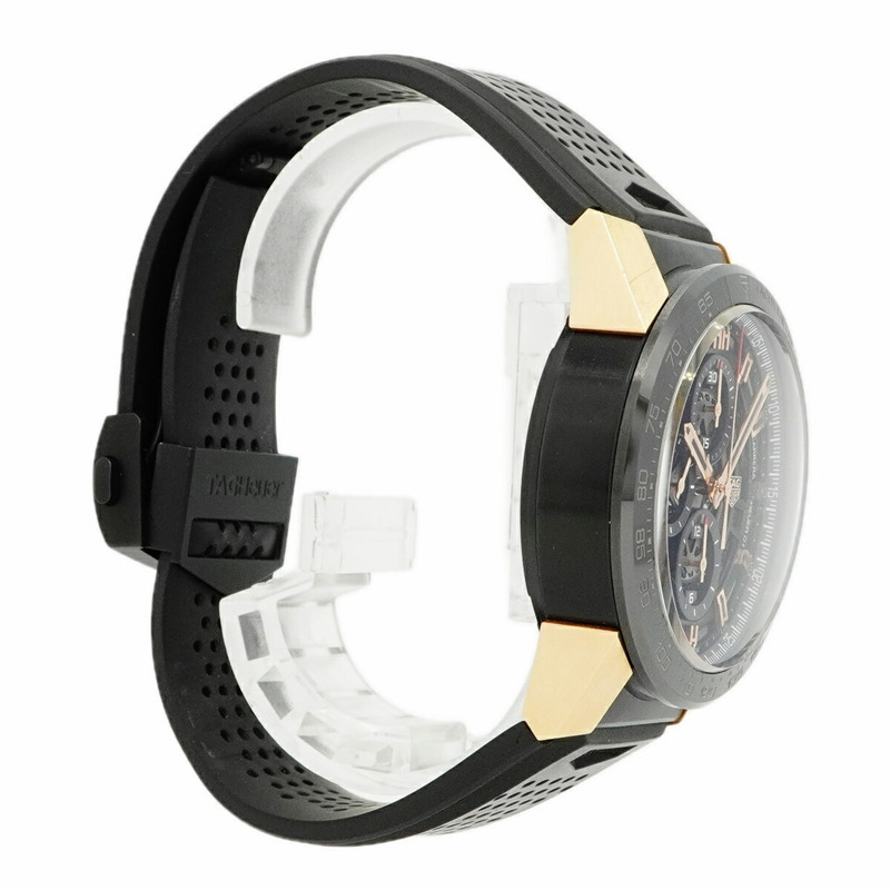 TAG Heuer 豪雅卡萊拉系列 CAR205A 男士鏤空錶盤腕錶-2