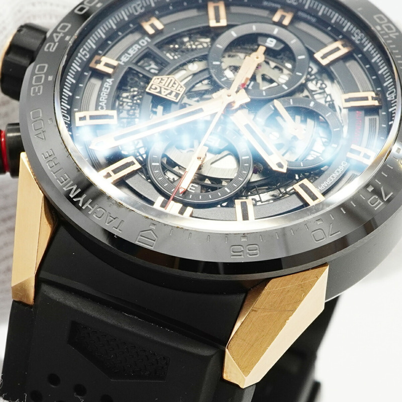 TAG Heuer 豪雅卡萊拉系列 CAR205A 男士鏤空錶盤腕錶-5