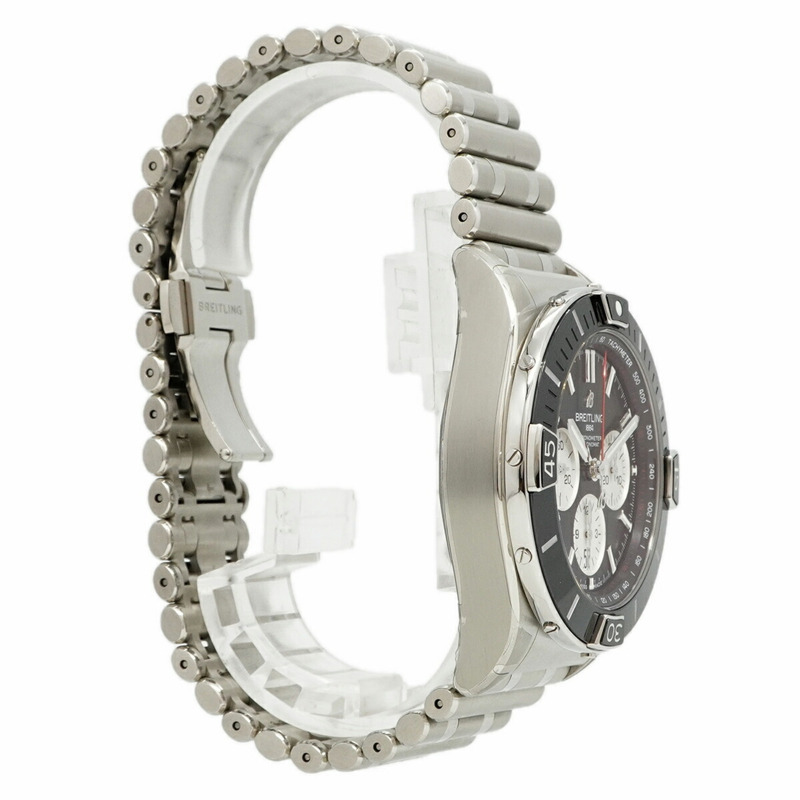 百年靈 SuperChronomat B01 AB0136 黑色錶盤男錶-2