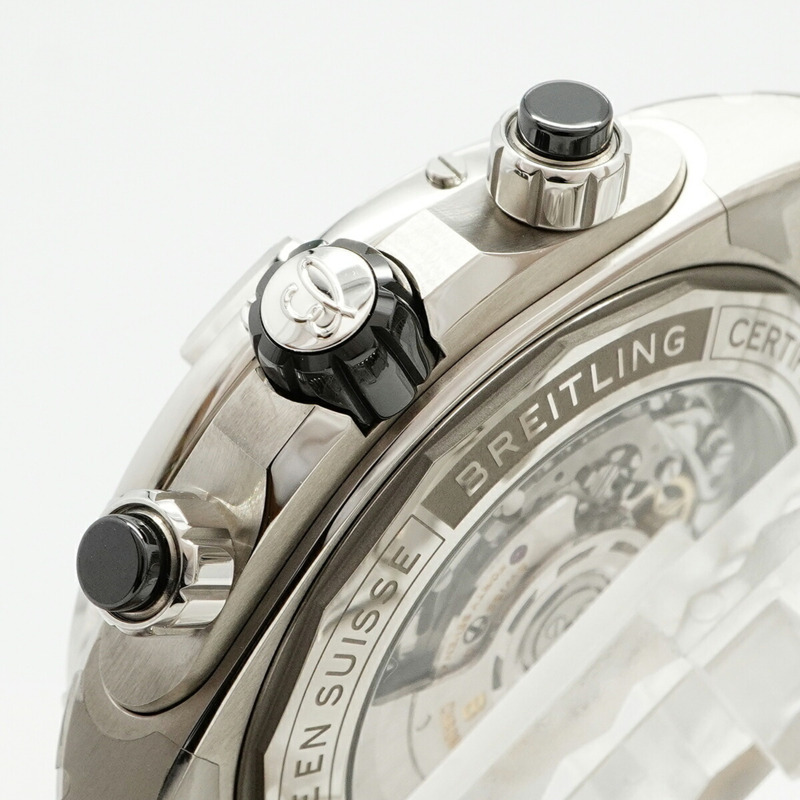 百年靈 SuperChronomat B01 AB0136 黑色錶盤男錶-7