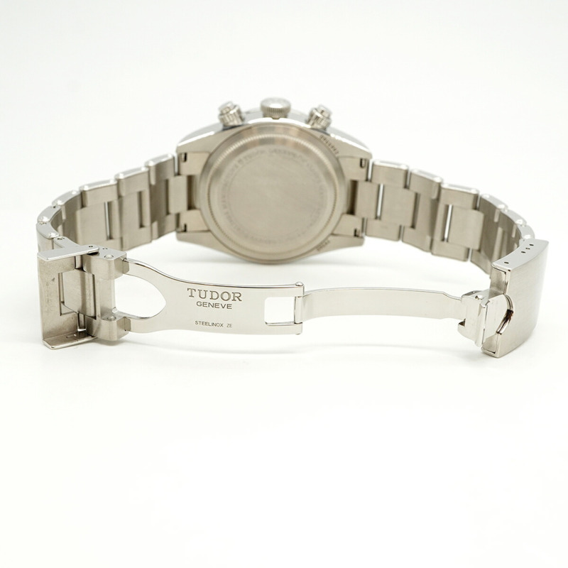 帝舵碧灣系列 79360N 銀色錶盤男士腕錶-3