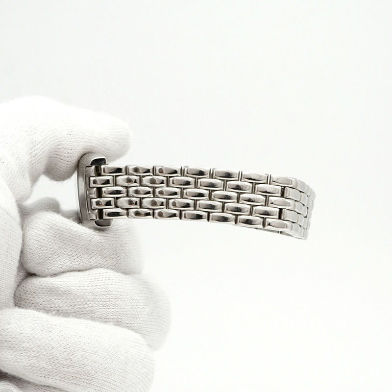 積家 Reverso Duetto 266.8.44 銀白珍珠母貝錶盤女錶-5