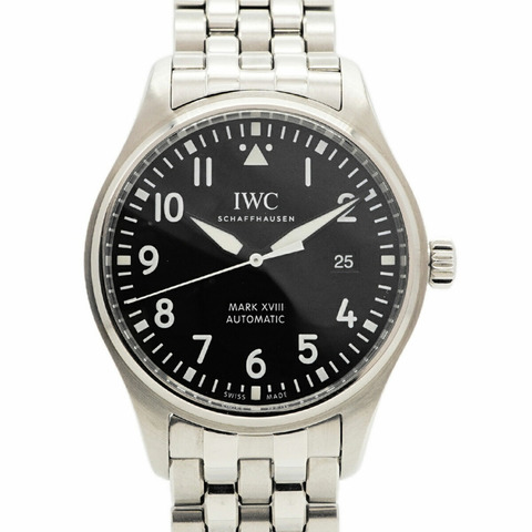 IWC 沙夫豪森飛行員 IW327011 黑色錶盤男士手錶
