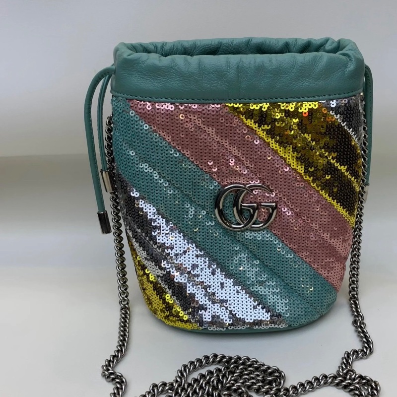 Gucci 馬蒙水桶包 19*17 99新配件塵袋-1