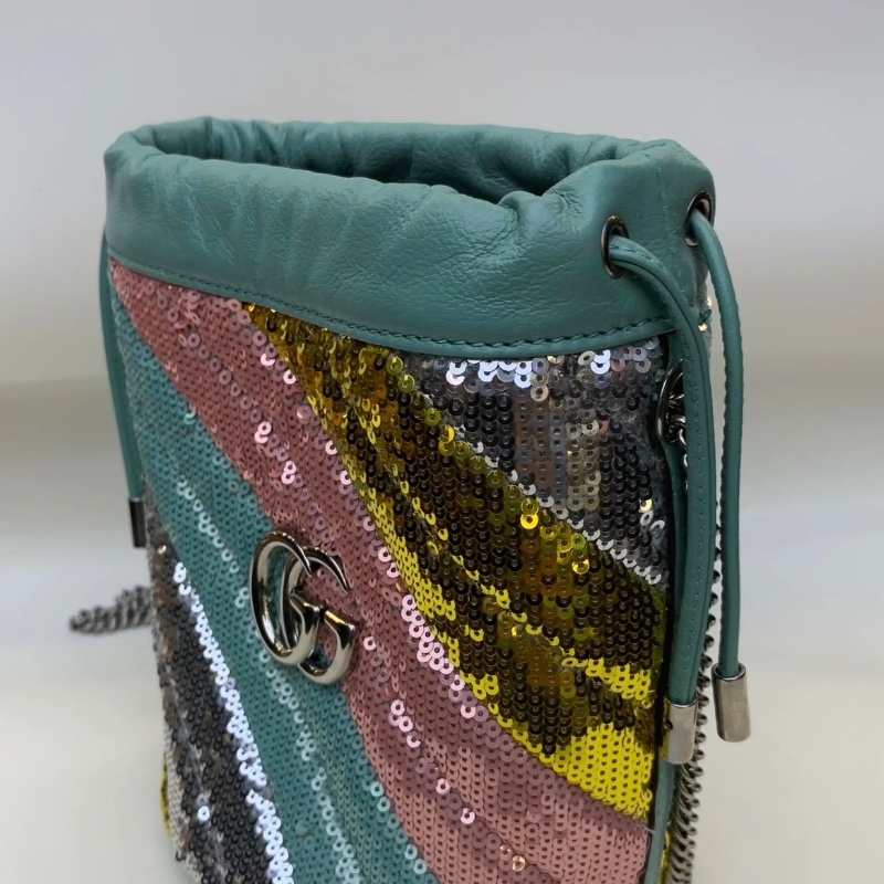 Gucci 馬蒙水桶包 19*17 99新配件塵袋-5