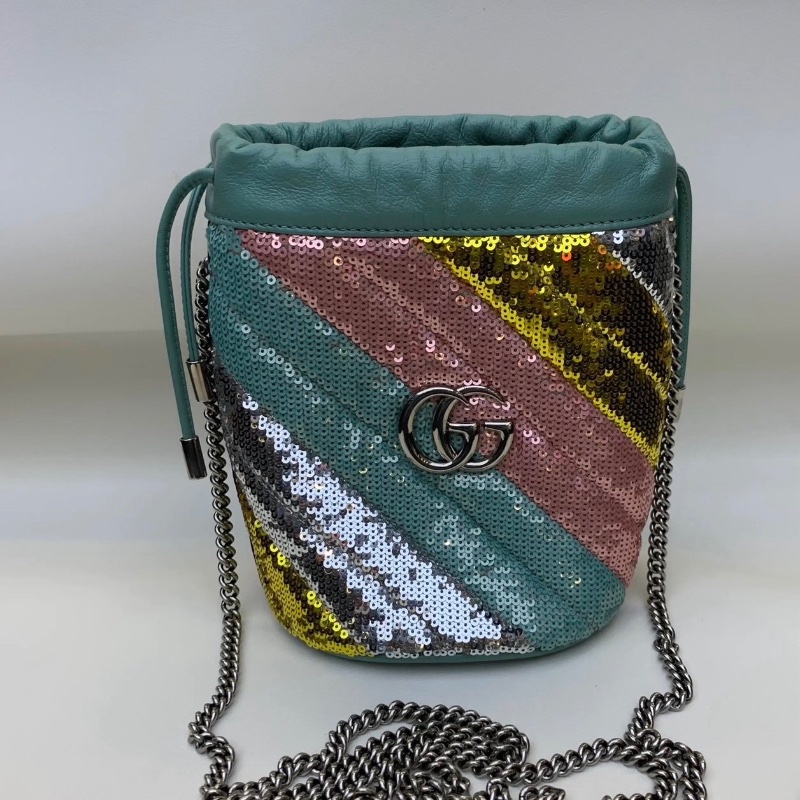 Gucci 馬蒙水桶包 19*17 99新配件塵袋-8