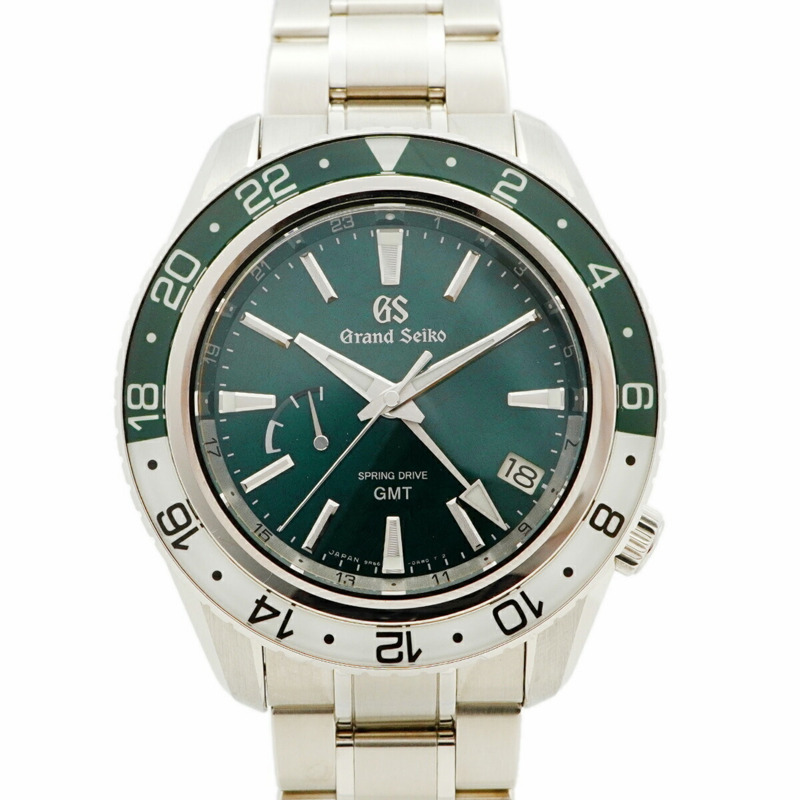 精工 Grand SBGE295 9R66-0BK0 綠色錶盤男士腕錶-0