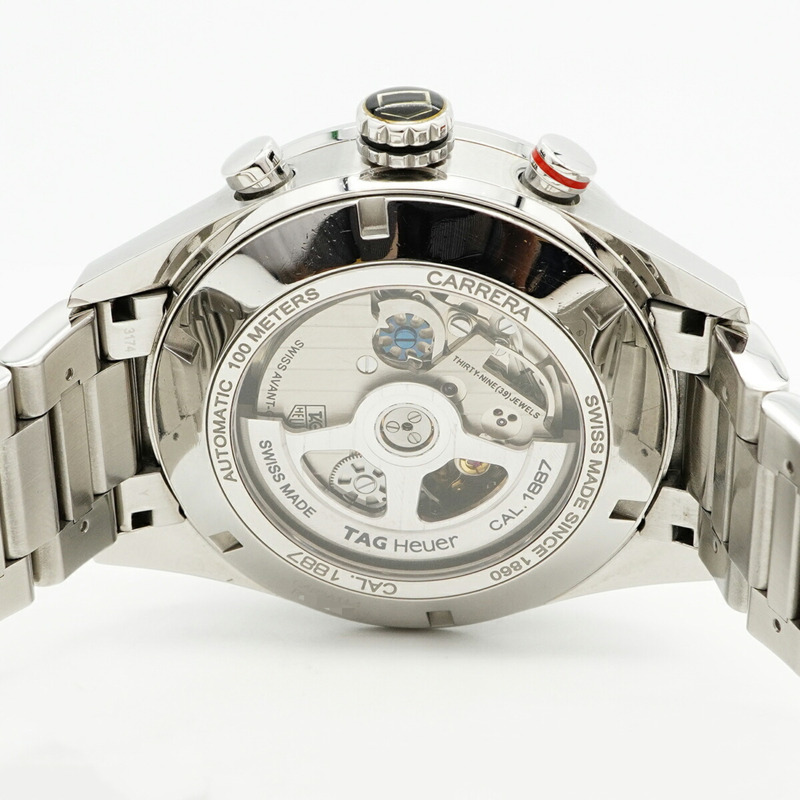 TAG Heuer 豪雅卡萊拉系列 CAR2A11 灰色錶盤男士腕錶-4