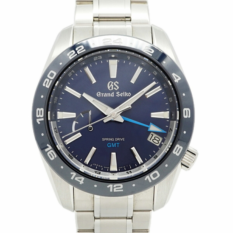 精工 Grand SBGE255 9R66-0BB0 海軍藍錶盤男士腕錶-0