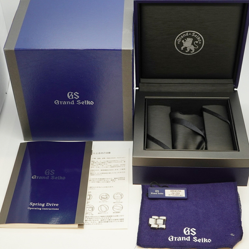 精工 Grand SBGE255 9R66-0BB0 海軍藍錶盤男士腕錶-8
