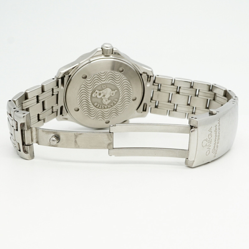 歐米茄海馬系列 2531.80 海軍藍錶盤男士腕錶-3