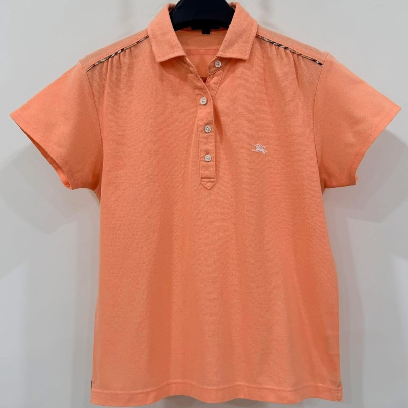 BURBERRY GOLF 經典格紋滾邊戰馬POLO衫-2
