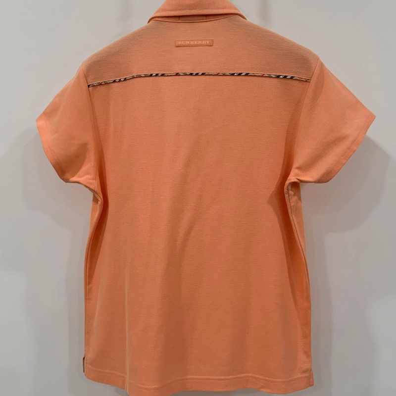 BURBERRY GOLF 經典格紋滾邊戰馬POLO衫-3