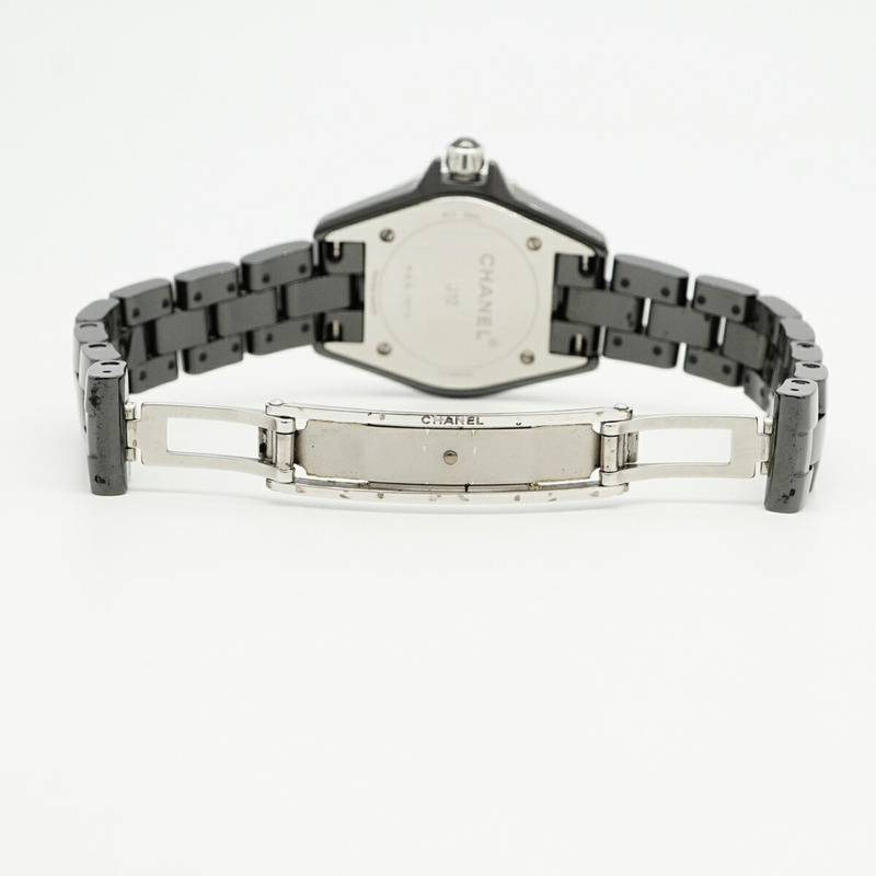 香奈兒 J12 H4196 黑色錶盤小姐腕錶-3