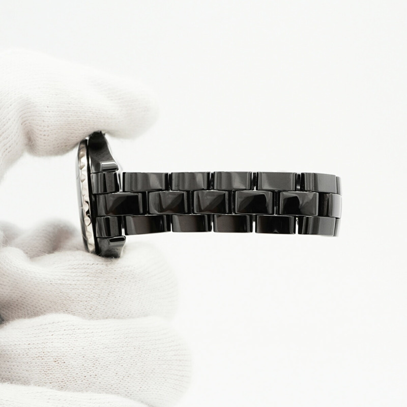 香奈兒 J12 H4196 黑色錶盤小姐腕錶-5