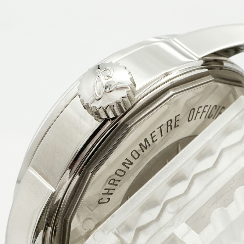 百年靈 Transocean A16310 白色錶盤男士腕錶-8