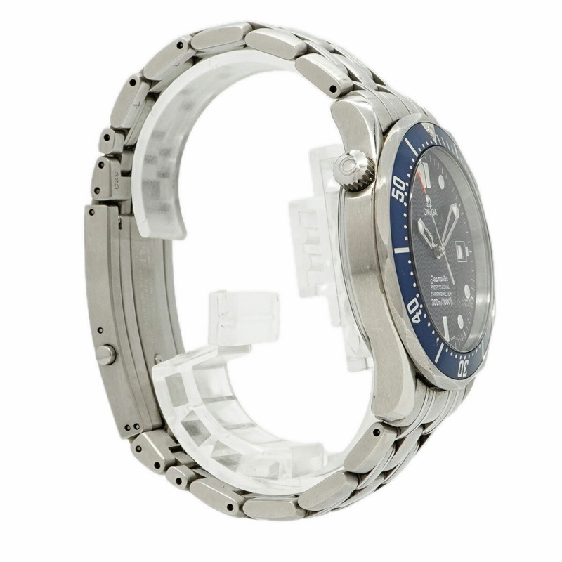 歐米茄海馬系列 2531.80 海軍藍錶盤男士腕錶-2