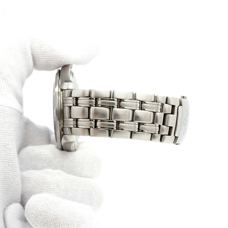 歐米茄海馬系列 2531.80 海軍藍錶盤男士腕錶-5