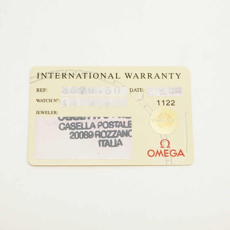 歐米茄超霸系列3570.50黑色錶盤男士腕錶-9