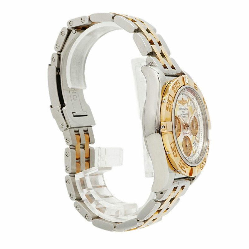 百年靈 Chronomat 41 CB0140 銀色錶盤男士腕錶-2