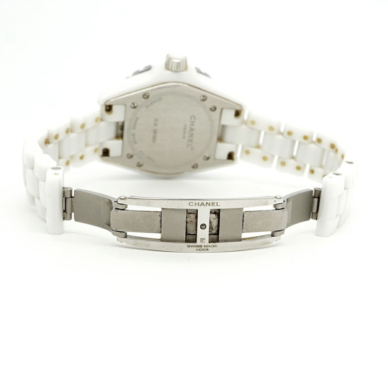 香奈兒 J12 H1628 白色錶盤女錶-3