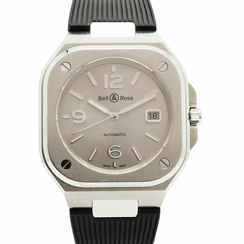 Bell & Ross BR-05 BR05A-GR-ST SRB 銀色錶盤男士腕錶