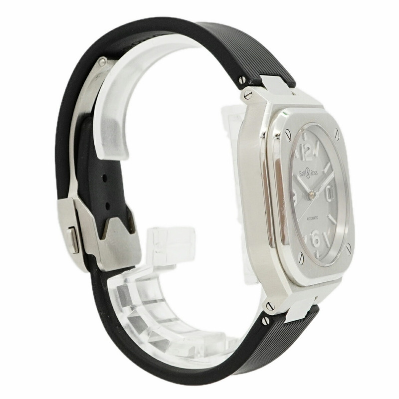 Bell & Ross BR-05 BR05A-GR-ST SRB 銀色錶盤男士腕錶-2