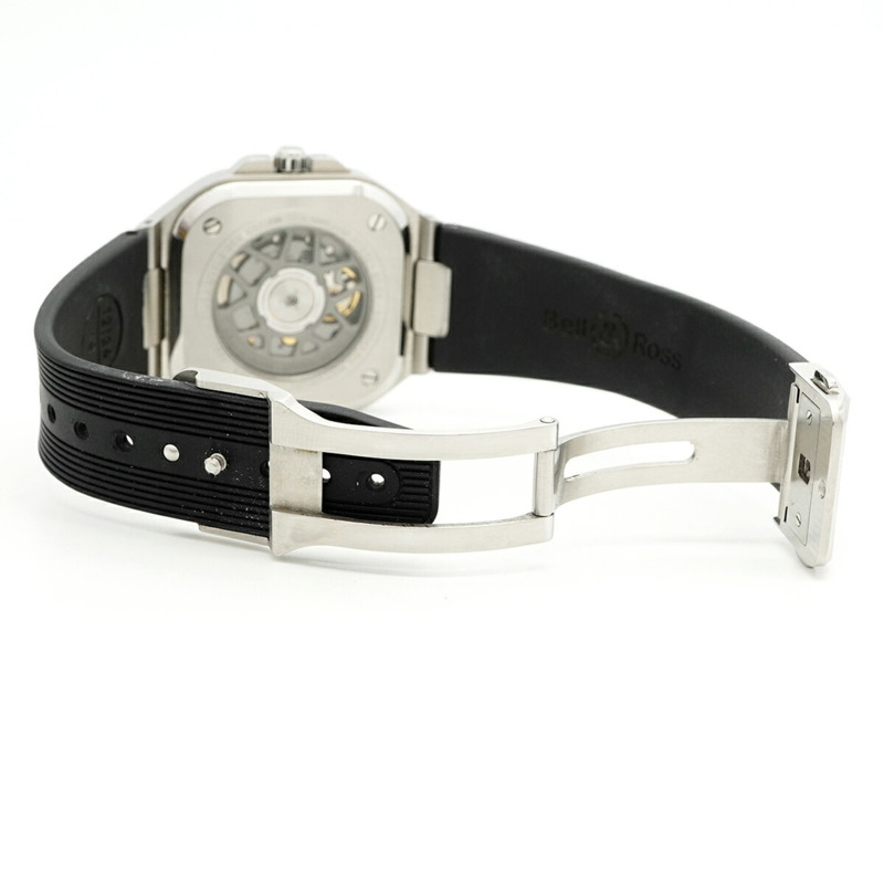 Bell & Ross BR-05 BR05A-GR-ST SRB 銀色錶盤男士腕錶-3