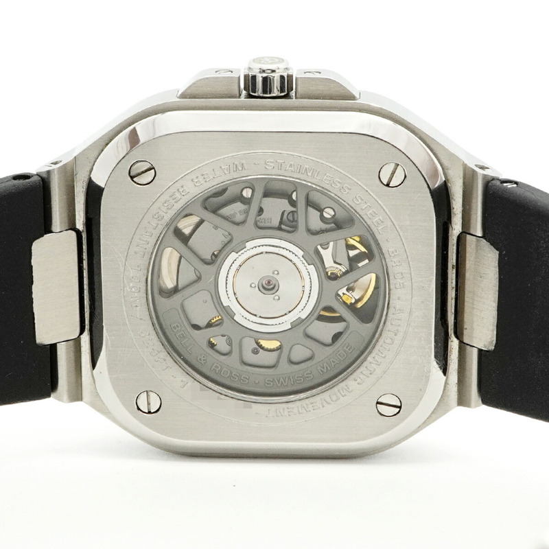 Bell & Ross BR-05 BR05A-GR-ST SRB 銀色錶盤男士腕錶-4