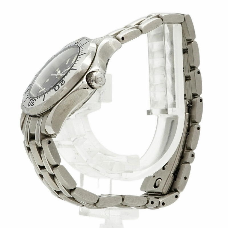 歐米茄海馬系列 2283.80 藍色錶盤小姐腕錶-1