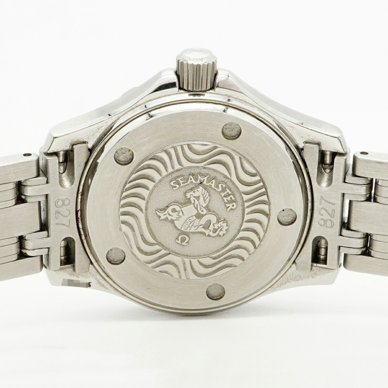 歐米茄海馬系列 2283.80 藍色錶盤小姐腕錶-4