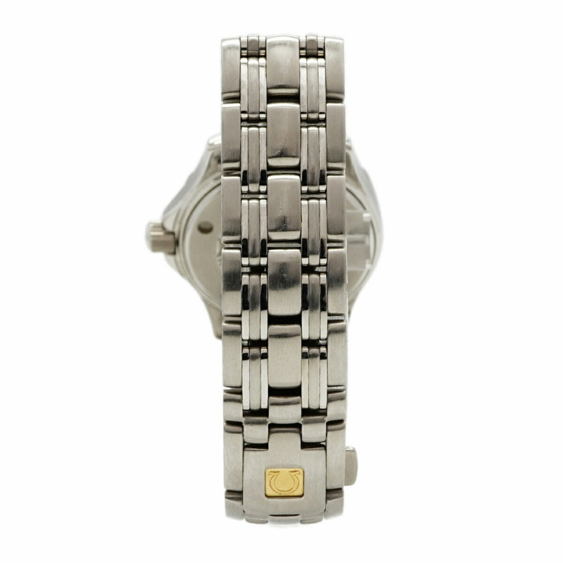 歐米茄海馬系列 2283.80 藍色錶盤小姐腕錶-7