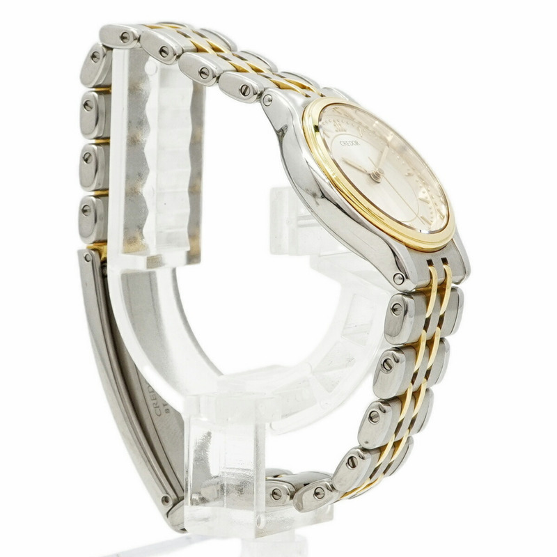 精工 Credor 7371-0040 銀色錶盤女士腕錶-2