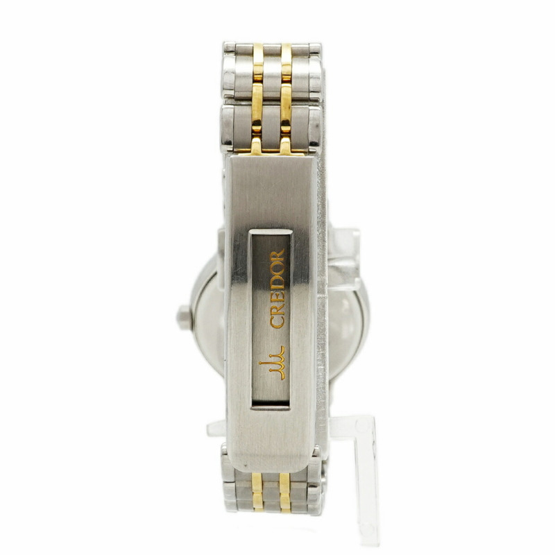 精工 Credor 7371-0040 銀色錶盤女士腕錶-7