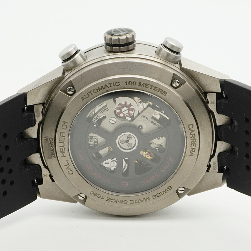 TAG Heuer 豪雅卡萊拉系列 CAR208Z 灰色錶盤男士腕錶-4