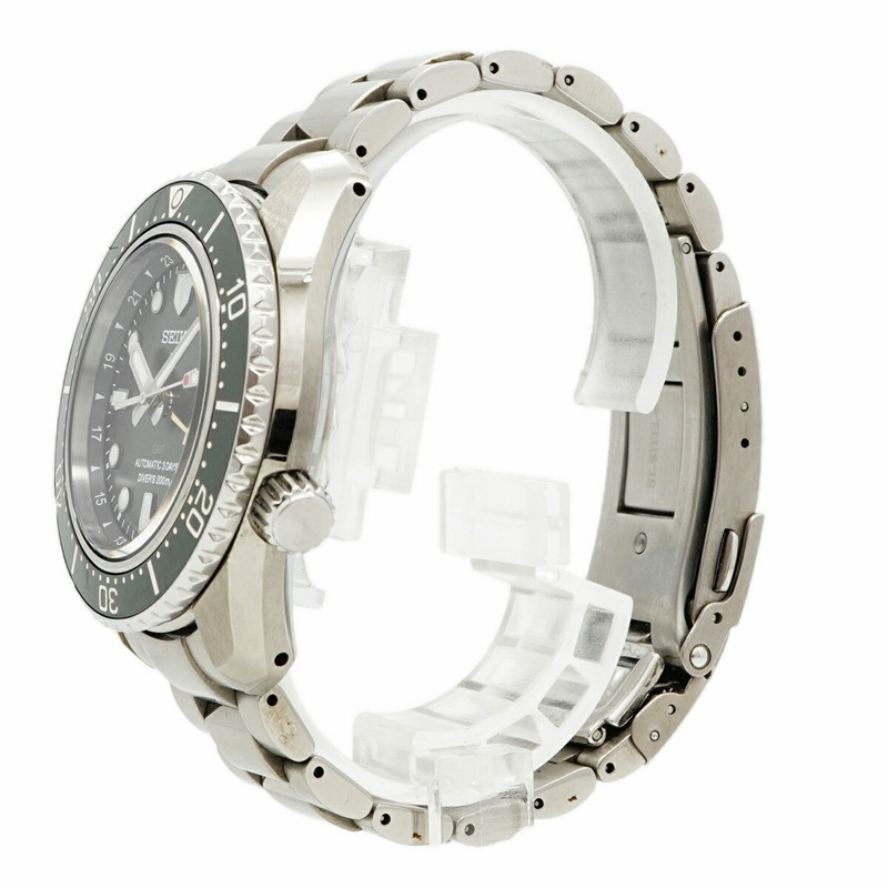 精工 Prospex SBEJ009 6R54-00D0 綠色錶盤男士腕錶-1