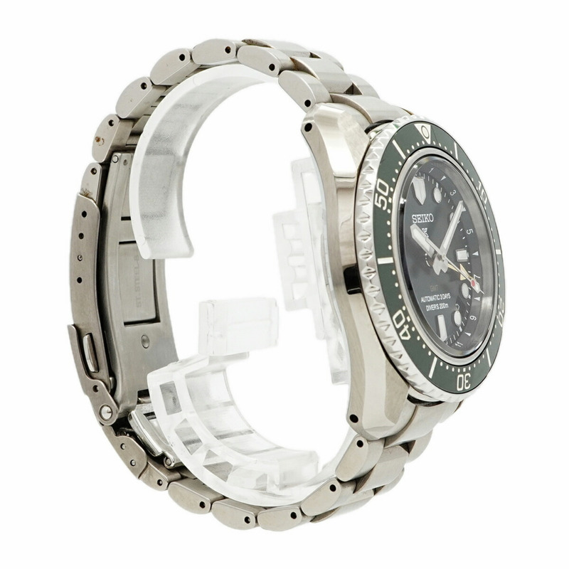 精工 Prospex SBEJ009 6R54-00D0 綠色錶盤男士腕錶-2