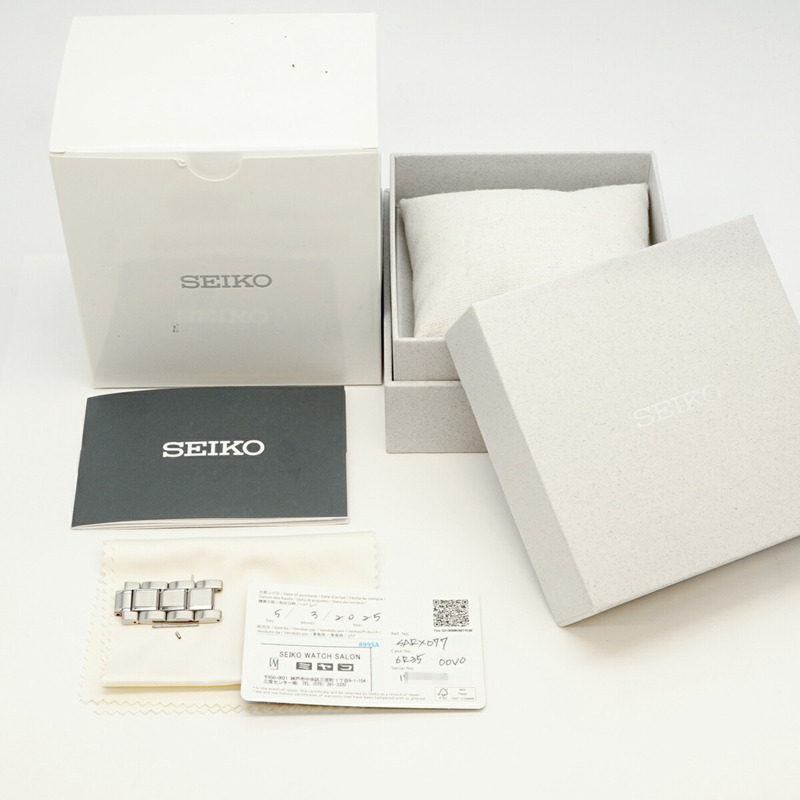 精工 Presage SARX077 6R35-00V0 海軍藍錶盤男士腕錶-8