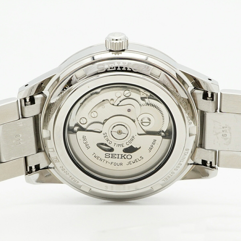 精工 Presage SARY229 4R34-00B0 海軍藍錶盤男士腕錶-4