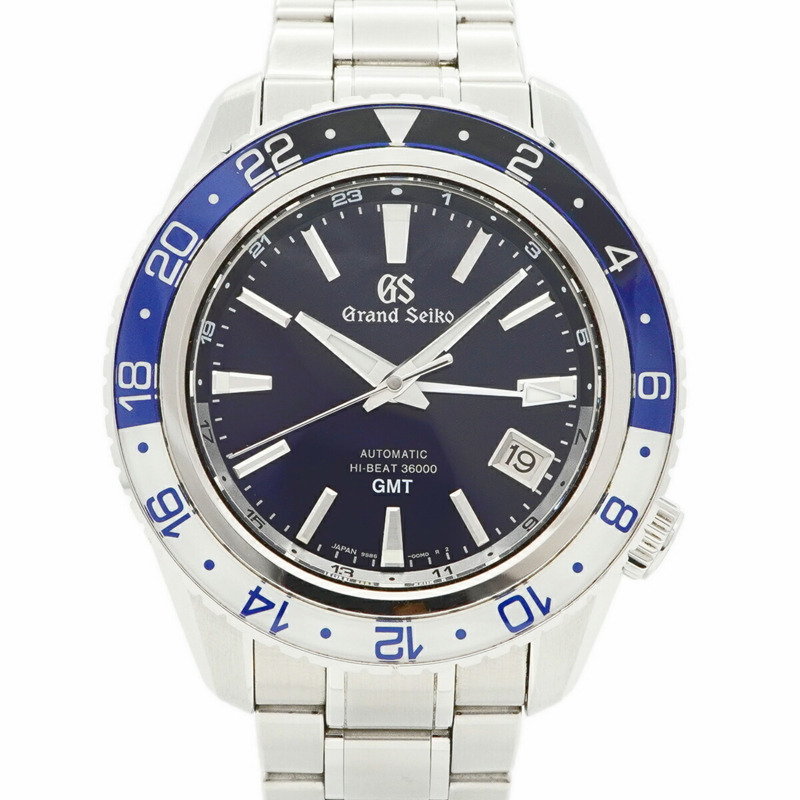 精工 Grand SBGJ237 9S86-00K0 海軍藍錶盤男士腕錶-0