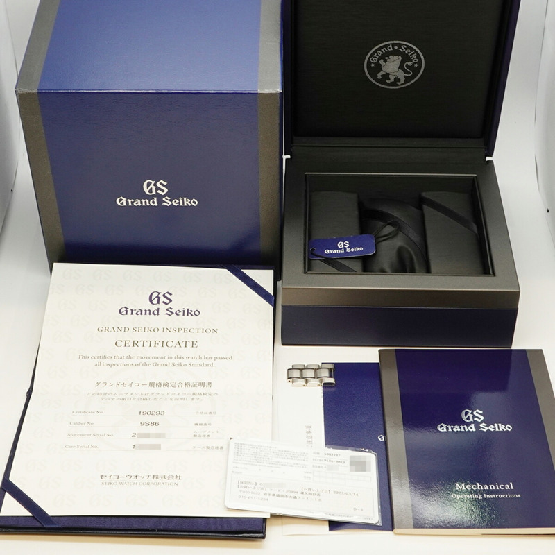 精工 Grand SBGJ237 9S86-00K0 海軍藍錶盤男士腕錶-9