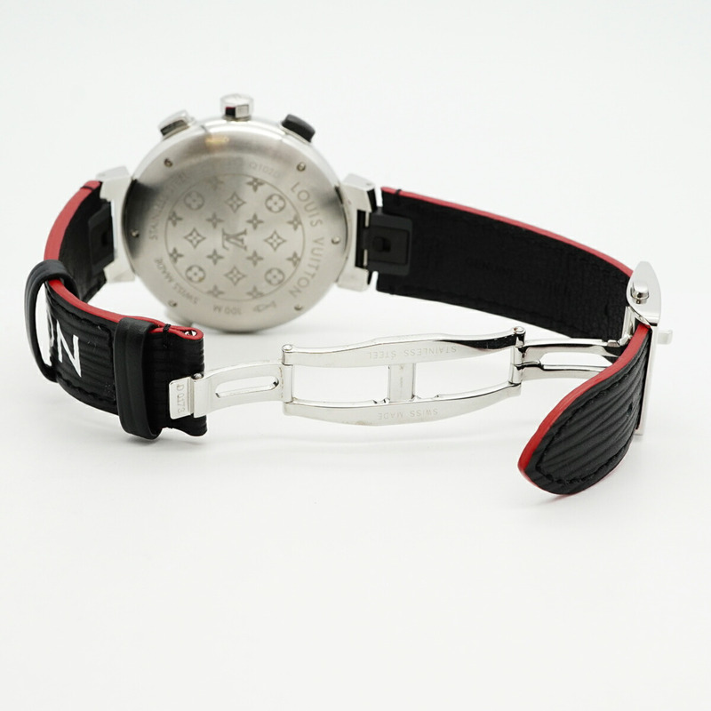 路易威登 Tambour Regatta Q102D 海軍藍錶盤男士腕錶-3