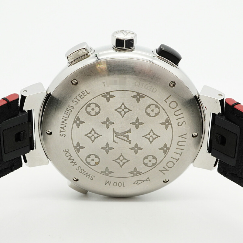 路易威登 Tambour Regatta Q102D 海軍藍錶盤男士腕錶-4